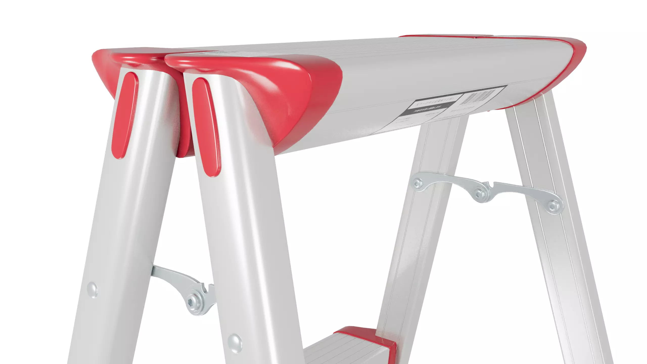 Safe Folding Ladder 3D Model 3D model_4