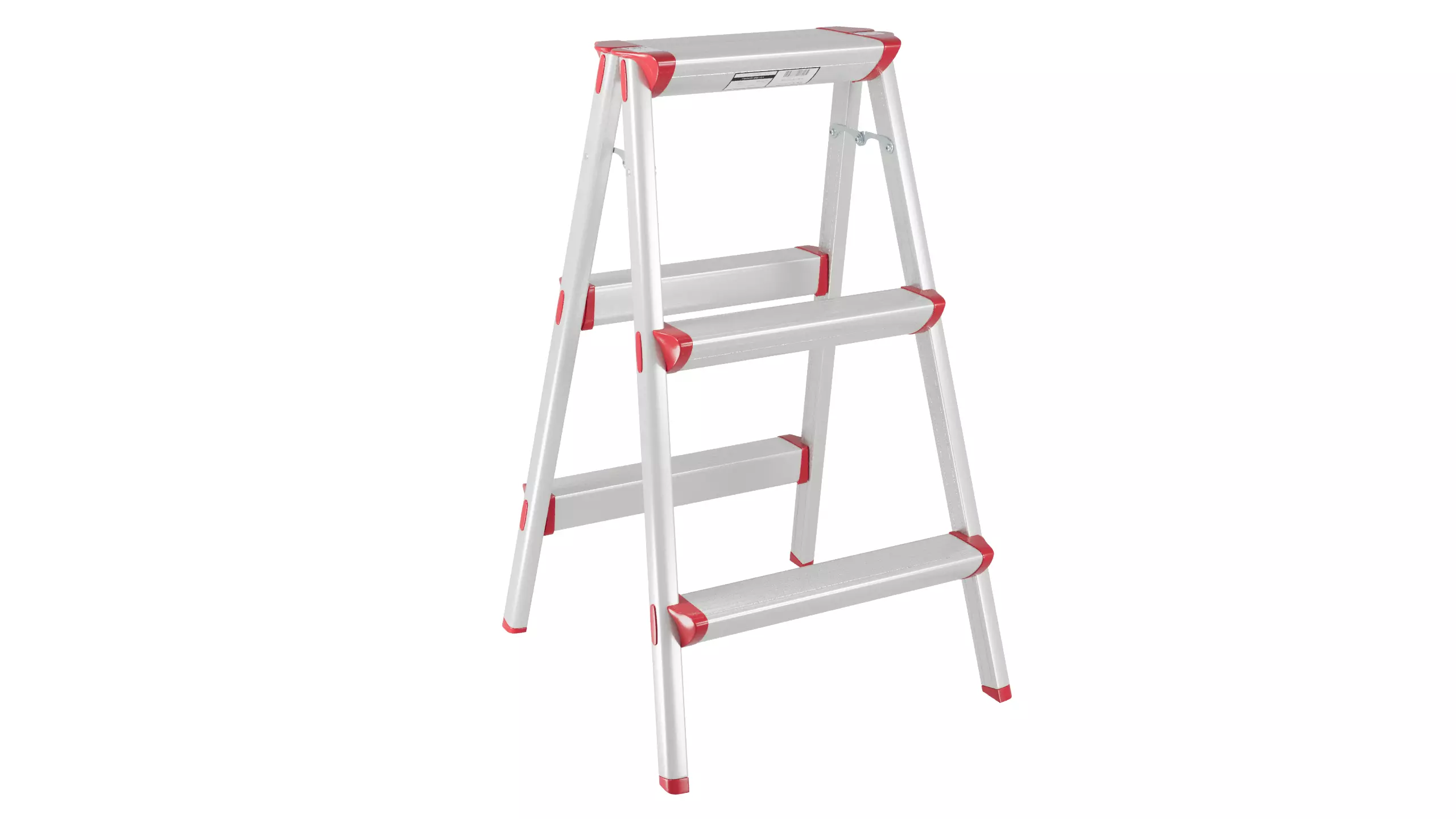 Safe Folding Ladder 3D Model 3D model_0