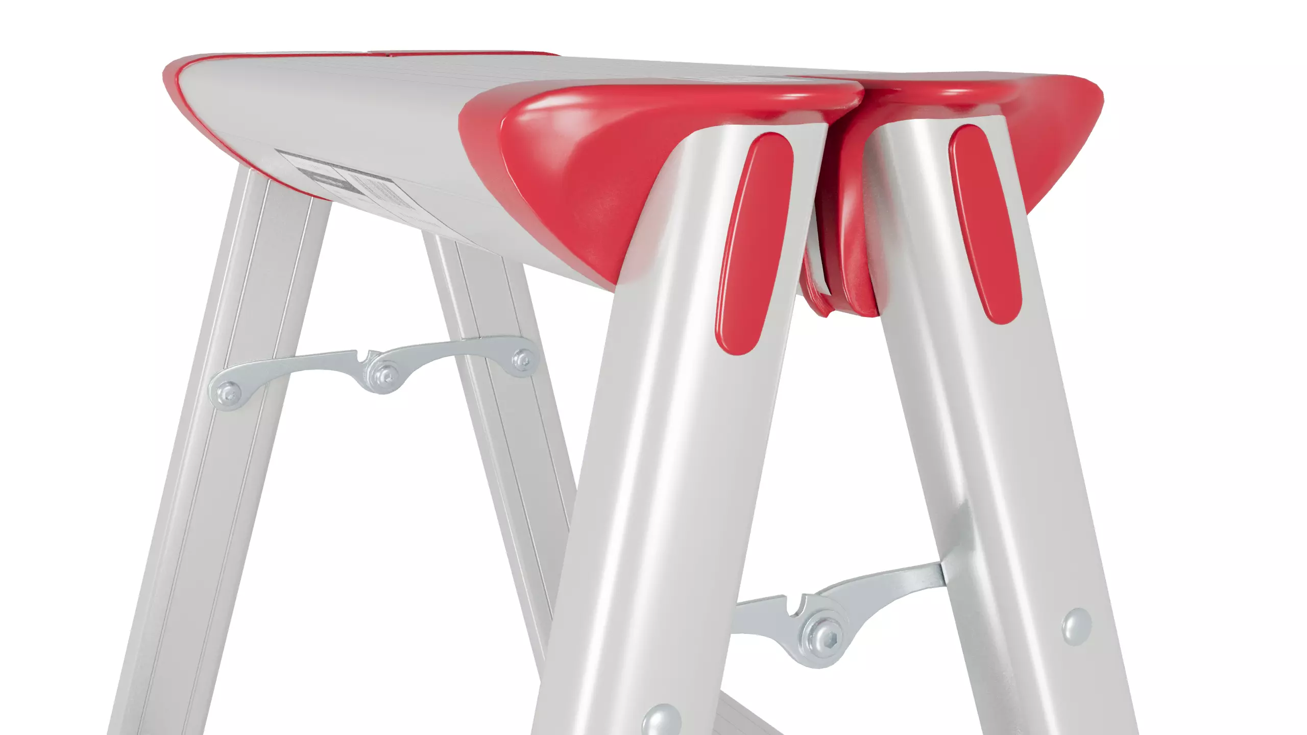 Safe Folding Ladder 3D Model 3D model_7