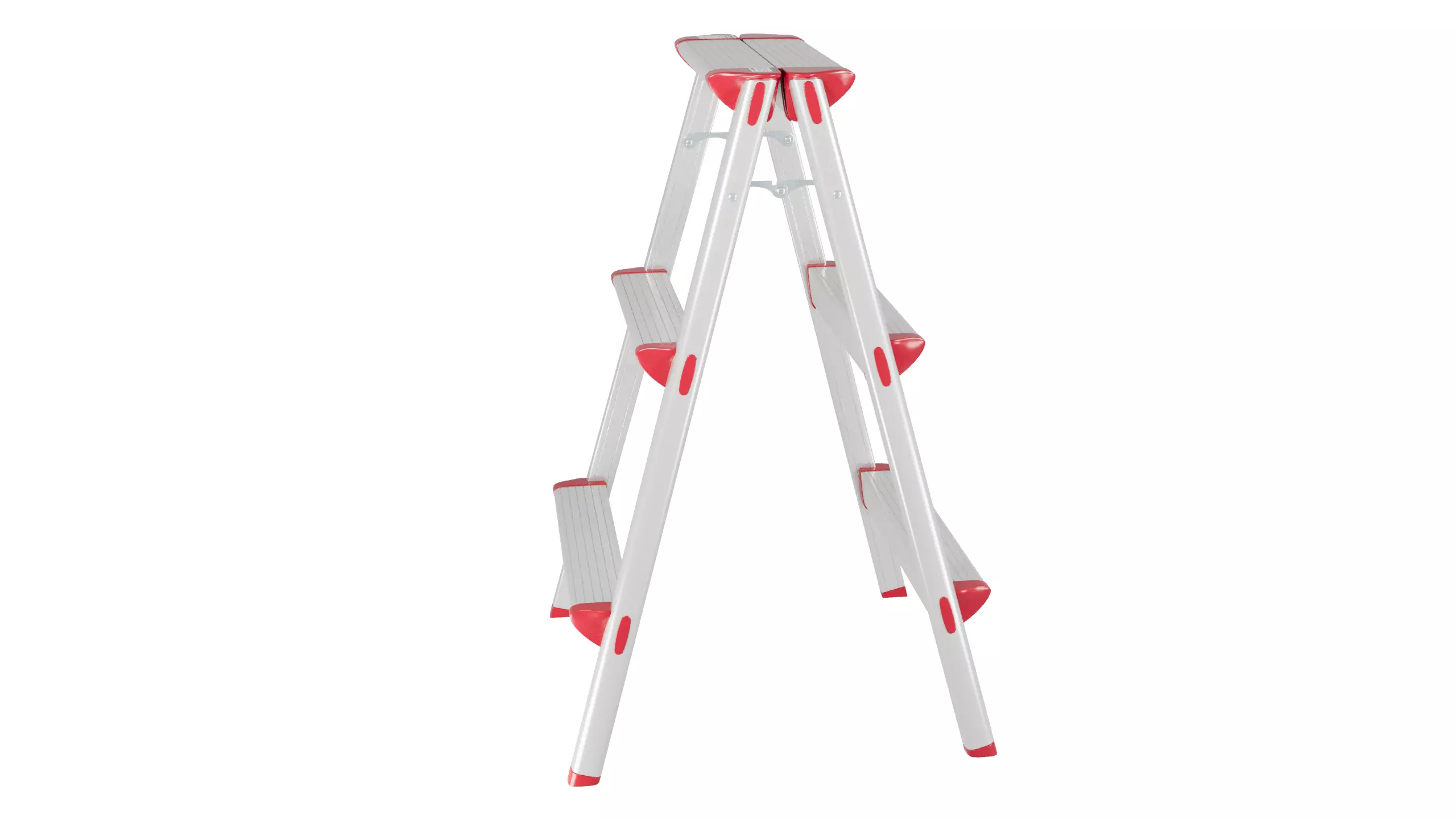 Safe Folding Ladder 3D Model 3D model_15