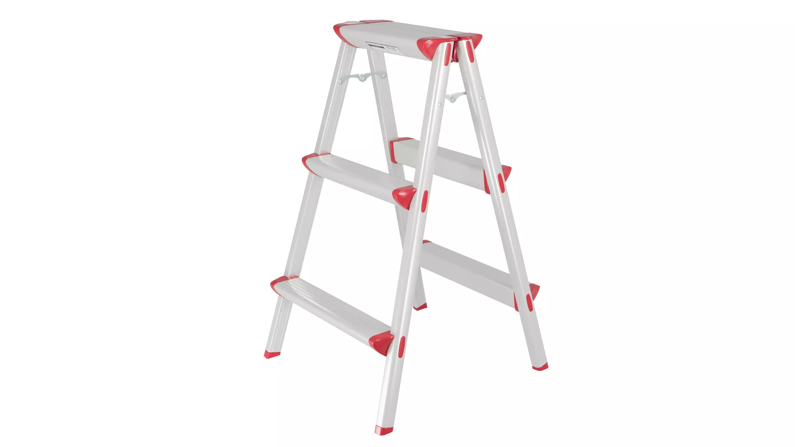Safe Folding Ladder 3D Model 3D model_14