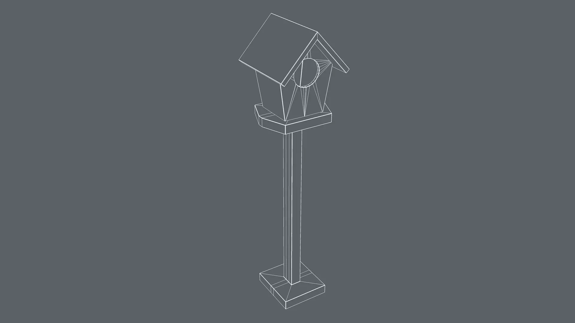Bird House 3D model_11
