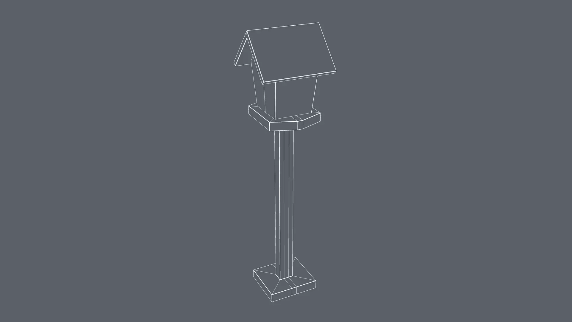 Bird House 3D model_13