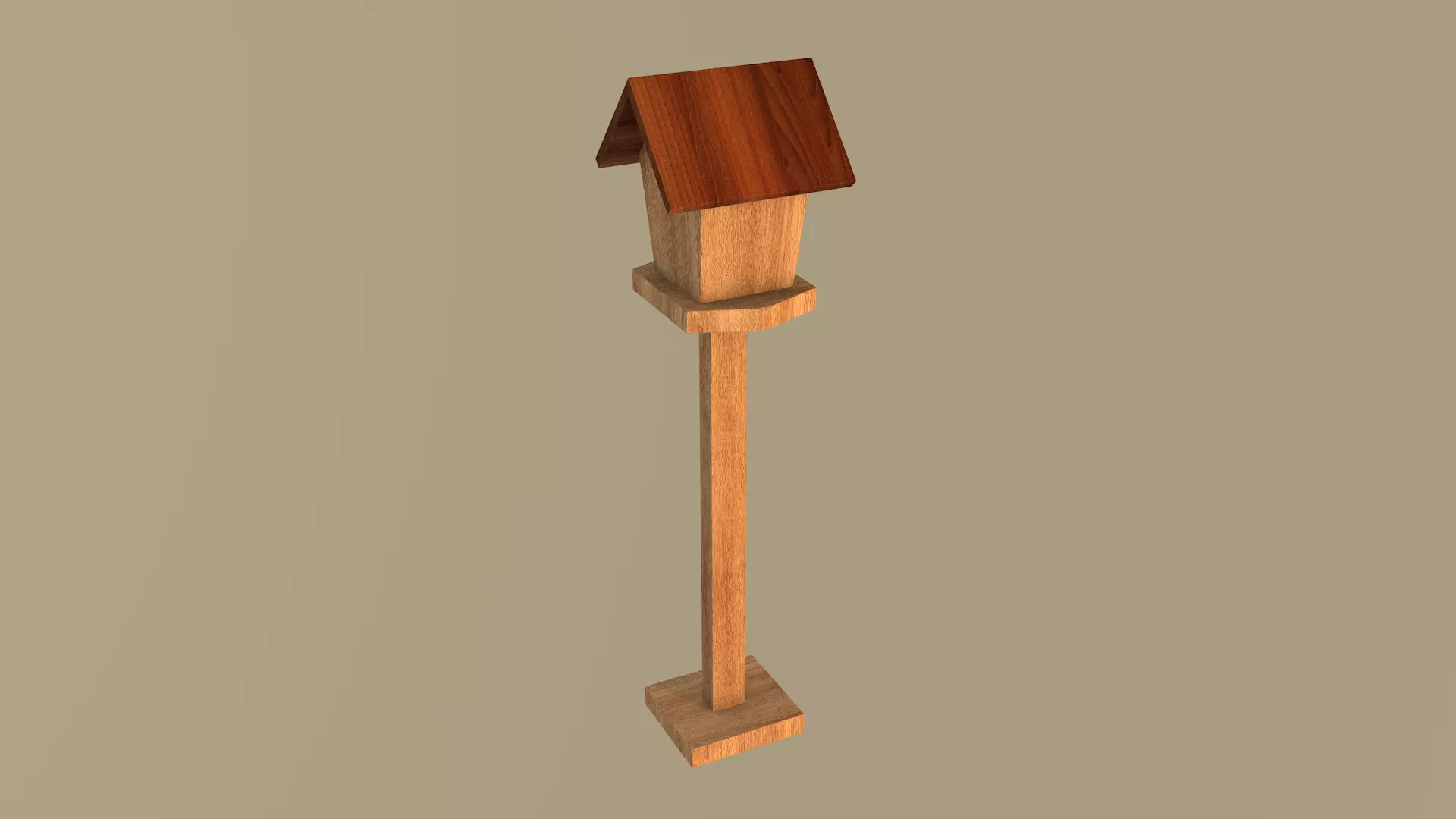 Bird House 3D model_5