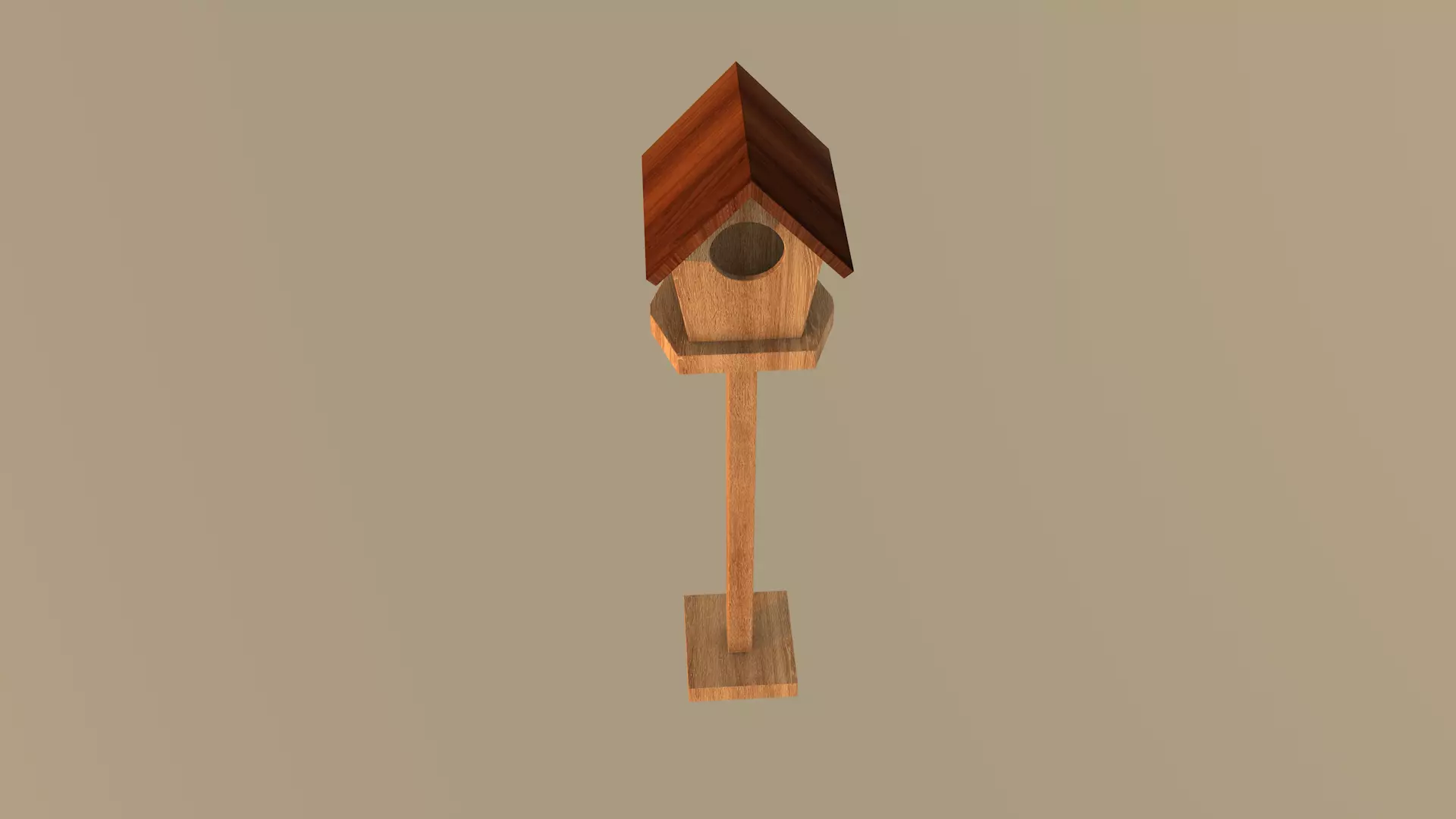 Bird House 3D model_6