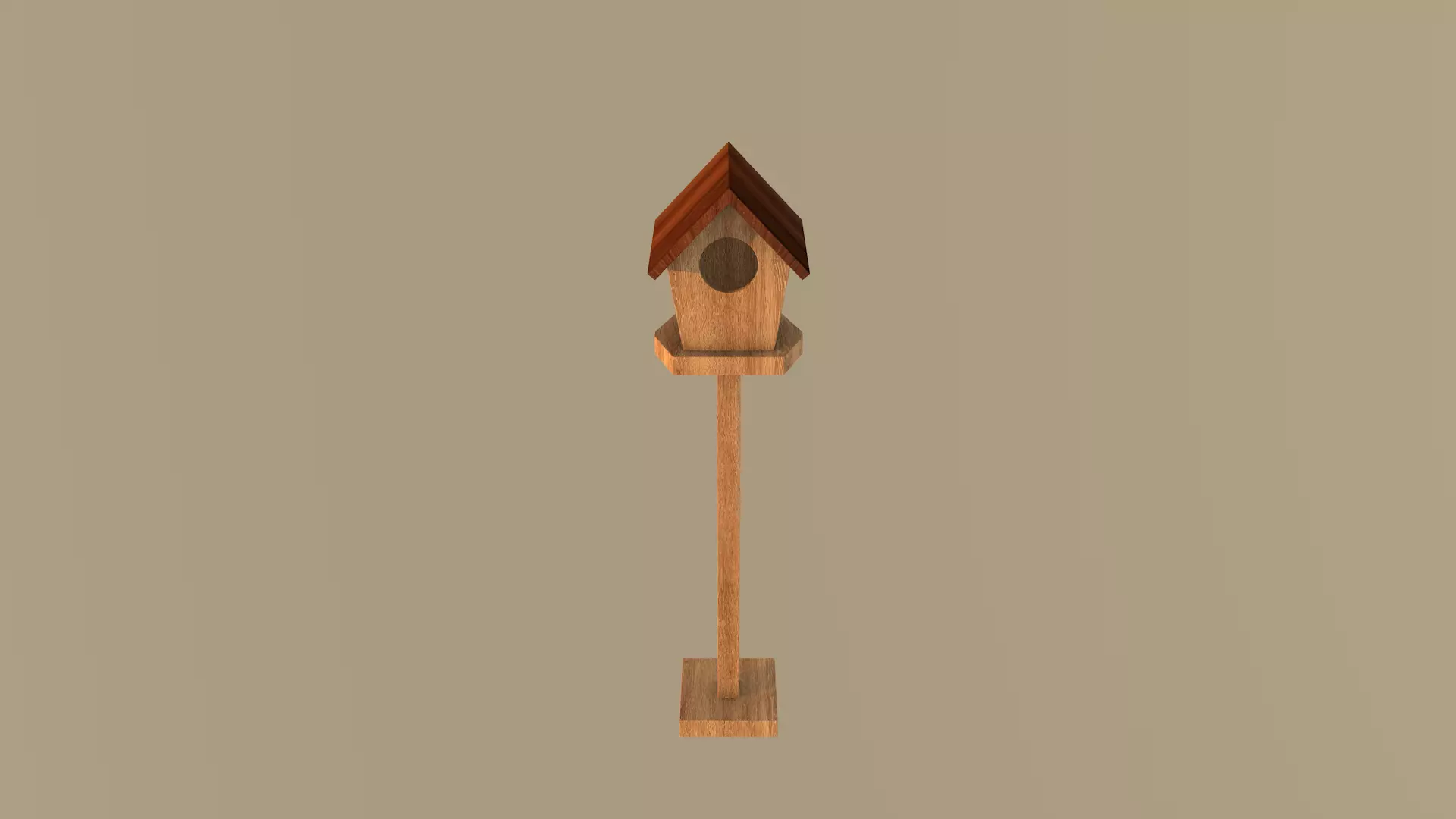 Bird House 3D model_1