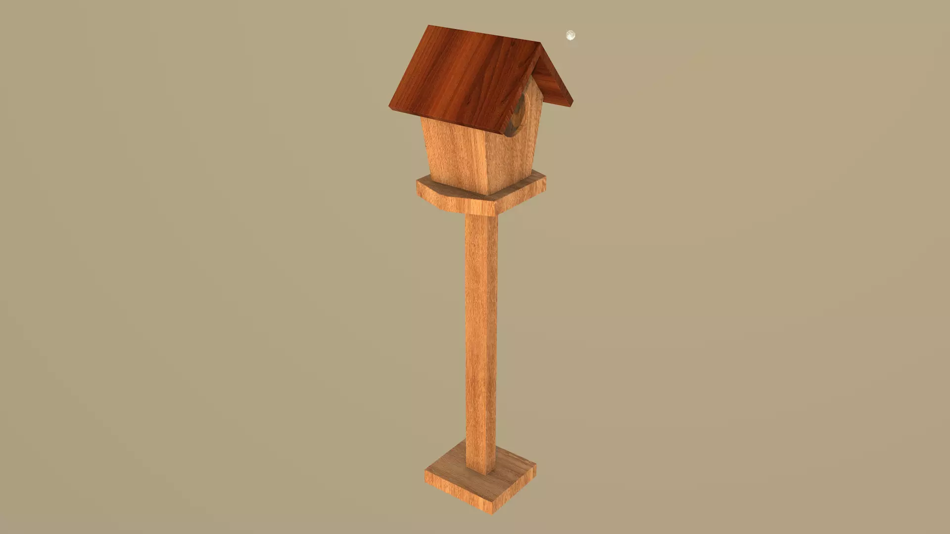 Bird House 3D model_4