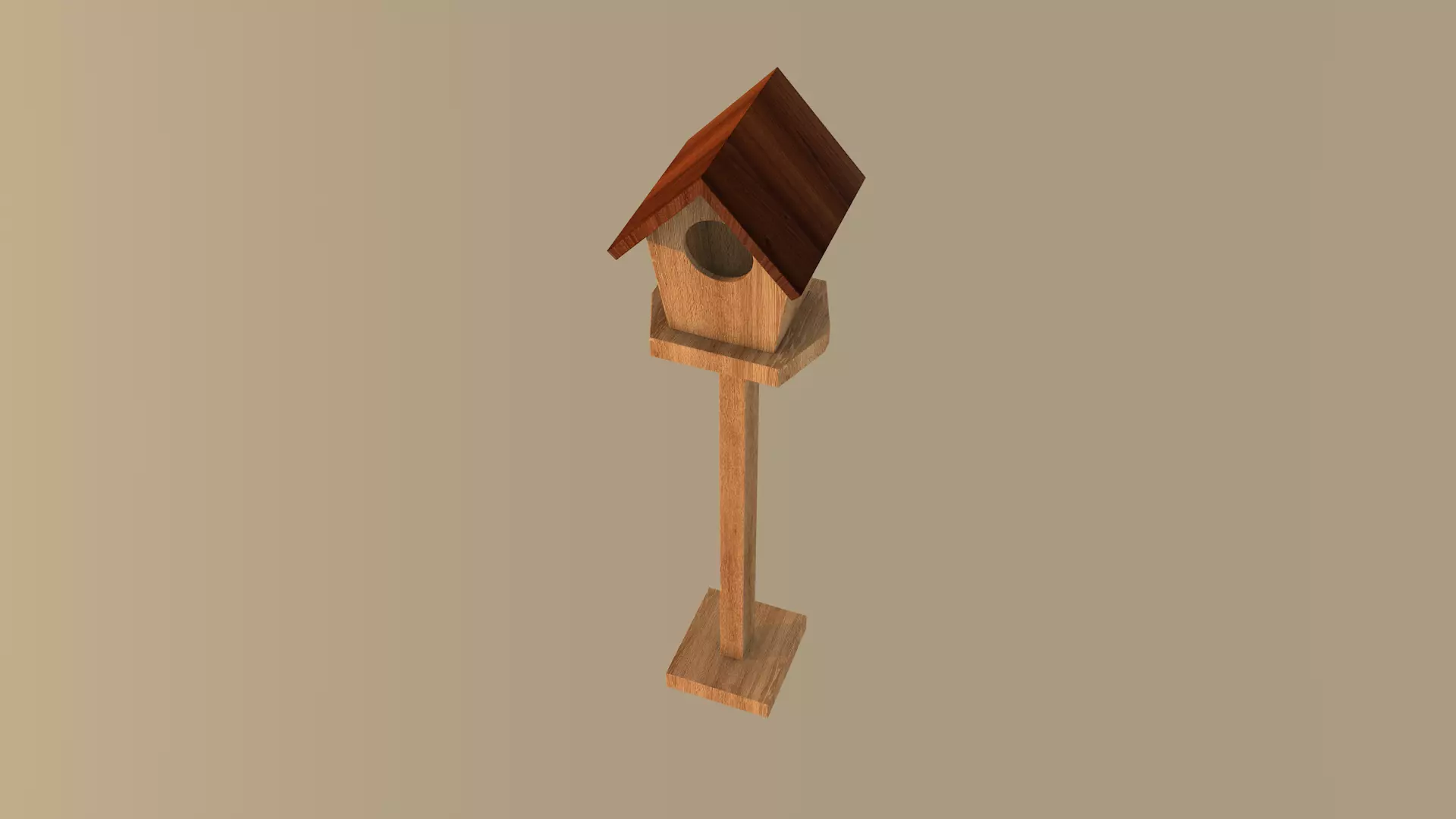 Bird House 3D model_7