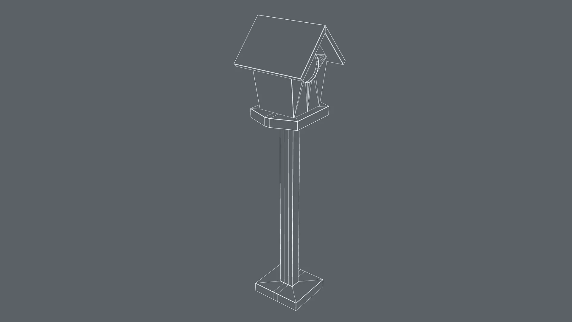 Bird House 3D model_12