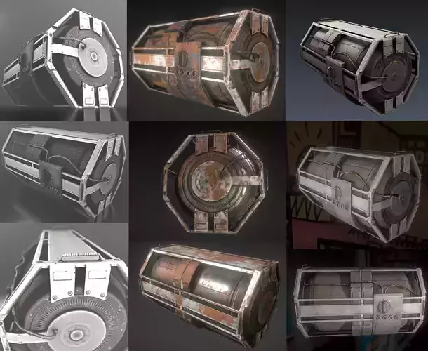 Futuristic Backup Generator Pack