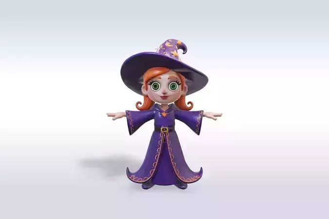 Witch man Halloween Character