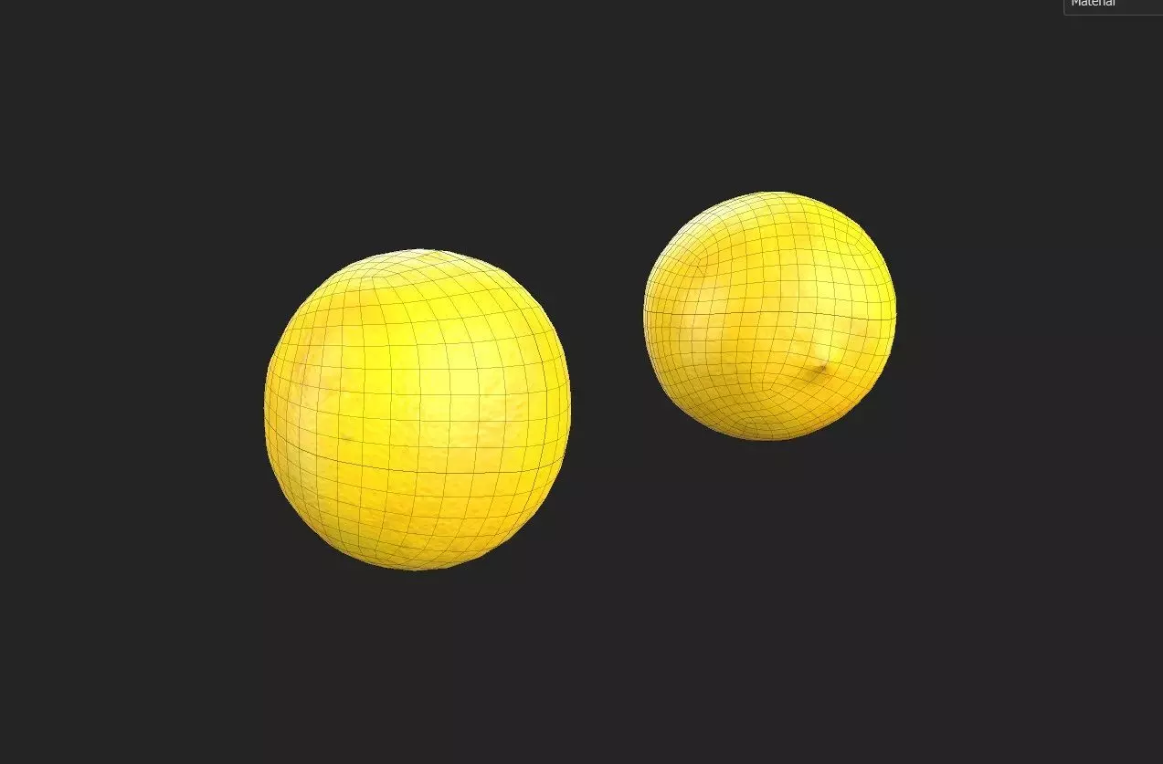 Lemon M06 Low-poly 3D model_1