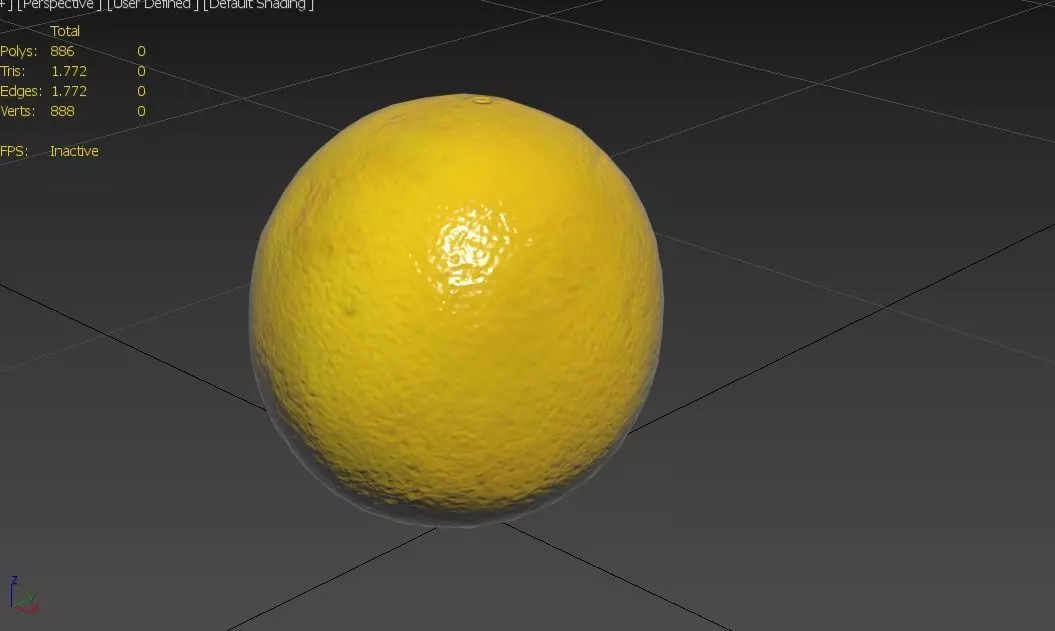 Lemon M06 Low-poly 3D model_2