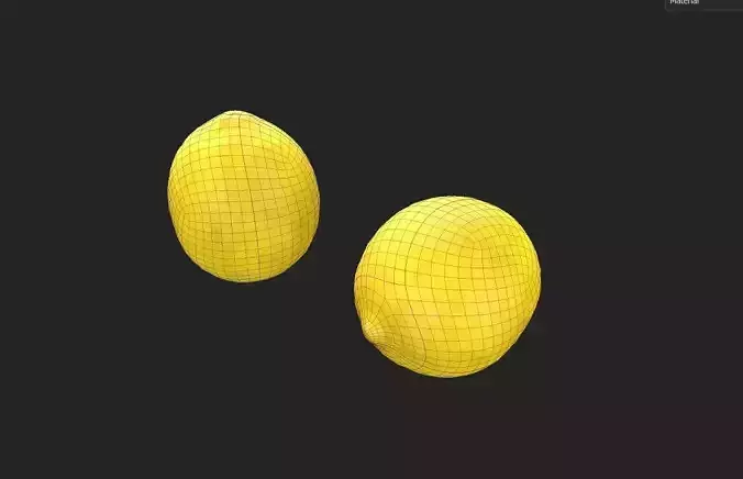 Lemon M07 Low-poly 3D model 7