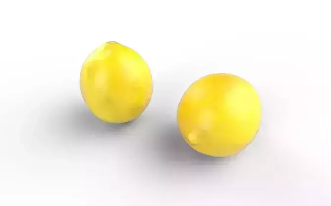 Lemon M07 Low-poly 3D model 4