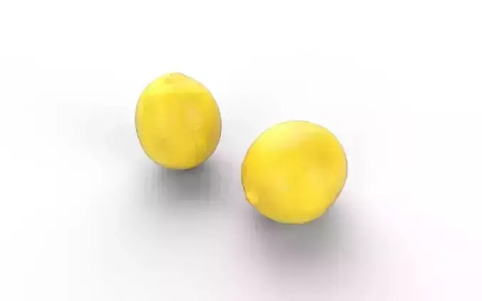 Lemon M07 Low-poly 3D model 6