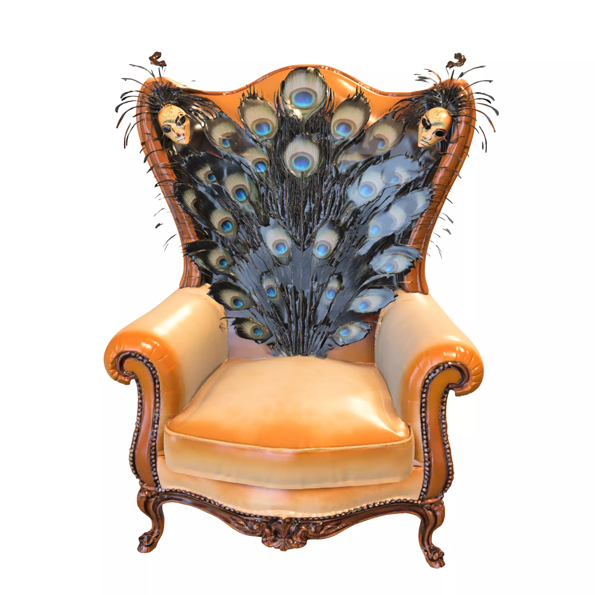 Peacock Throne of the Fallen Masquerade 3D model_0