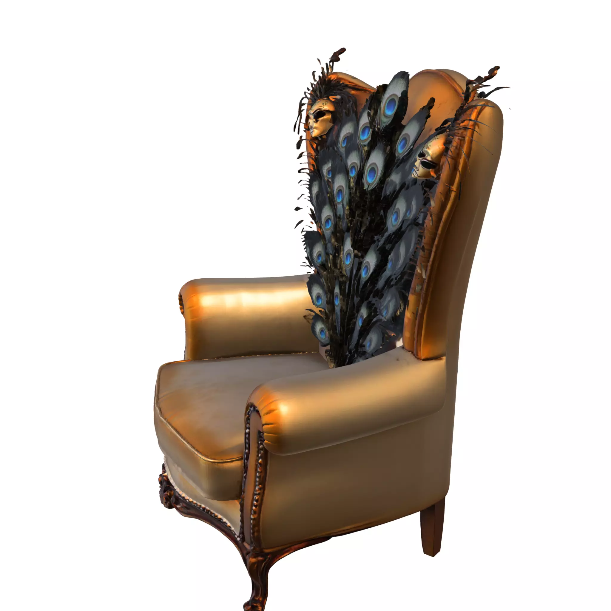 Peacock Throne of the Fallen Masquerade 3D model_1