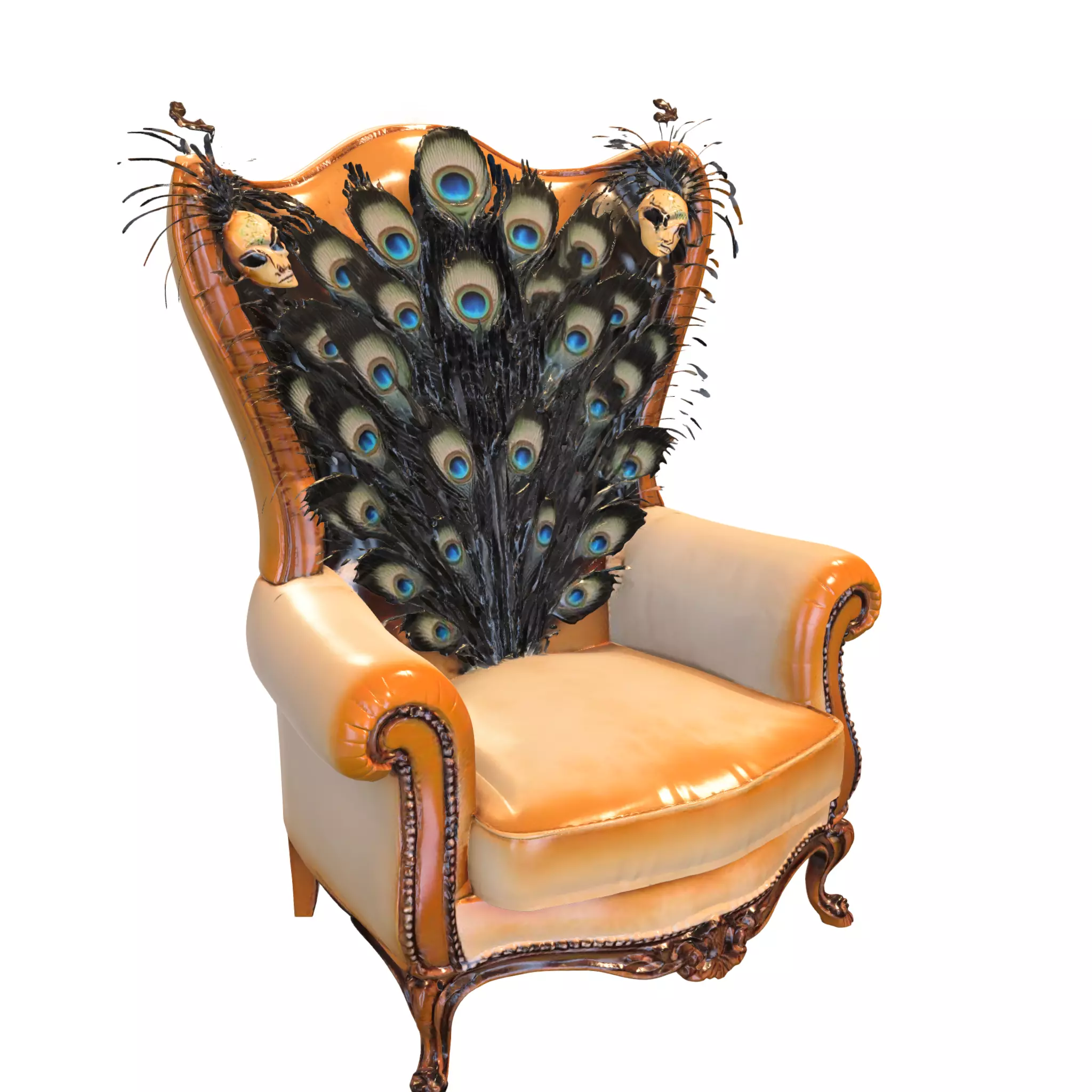 Peacock Throne of the Fallen Masquerade 3D model_5