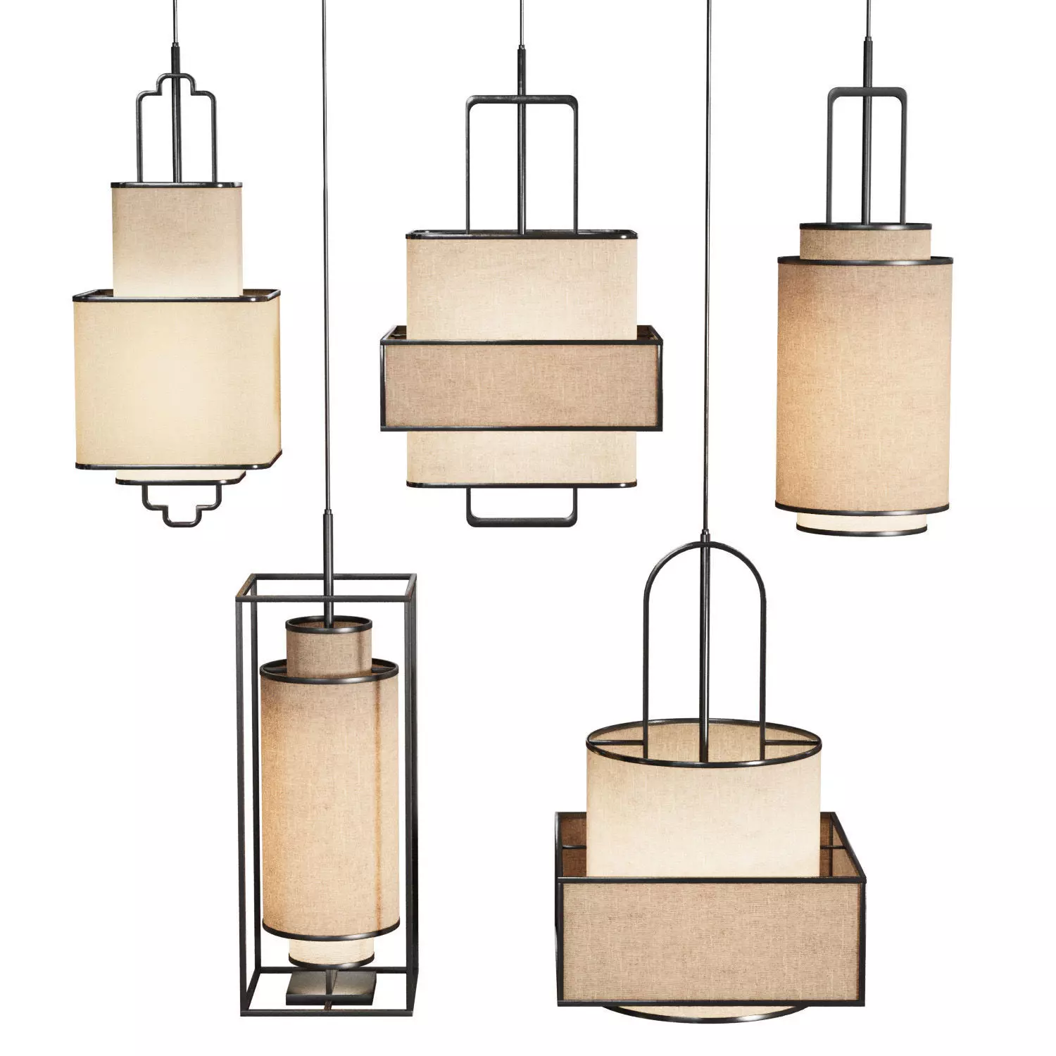 Pendant Light 05 3D model