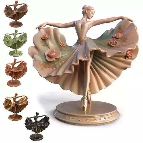 dancing lady sculpture