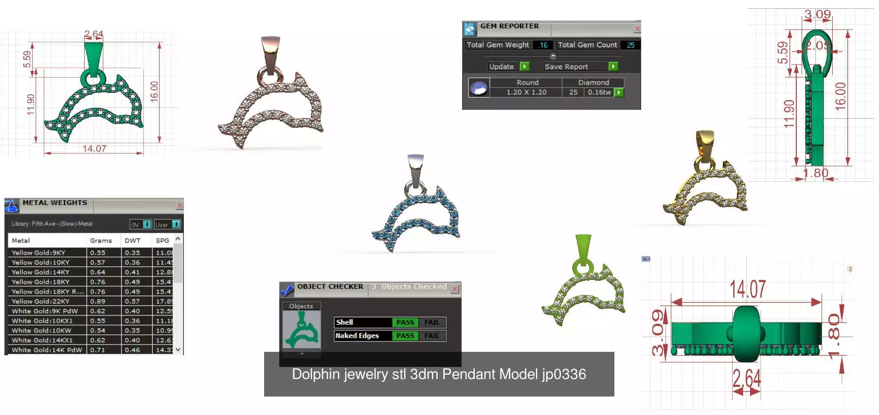 The Grand Exquisite Wildlife stl 3d Pendant Collection _12