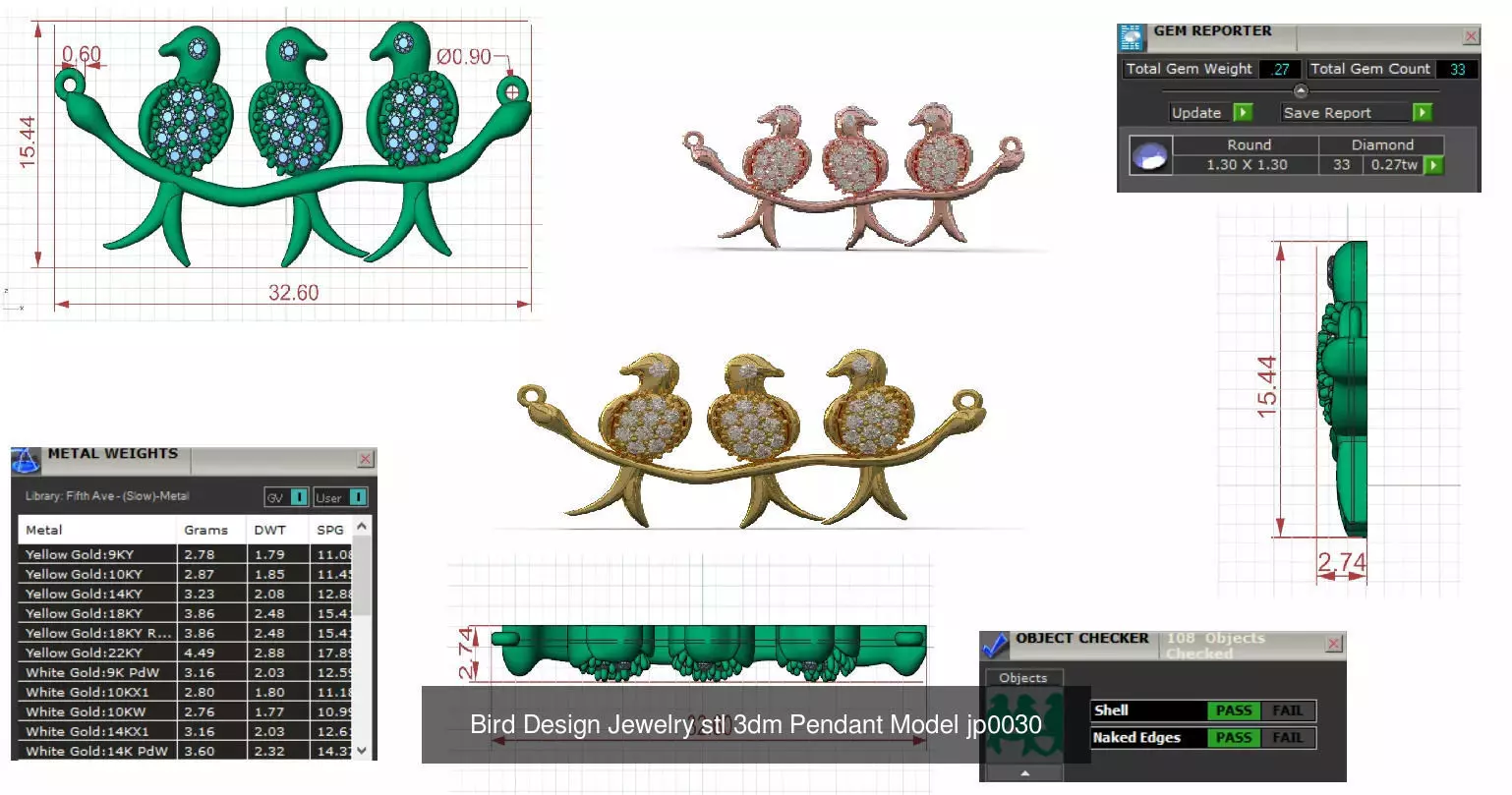 The Grand Exquisite Wildlife stl 3d Pendant Collection _13