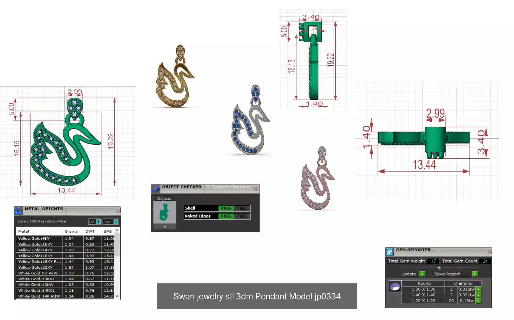 The Grand Exquisite Wildlife stl 3d Pendant Collection _10