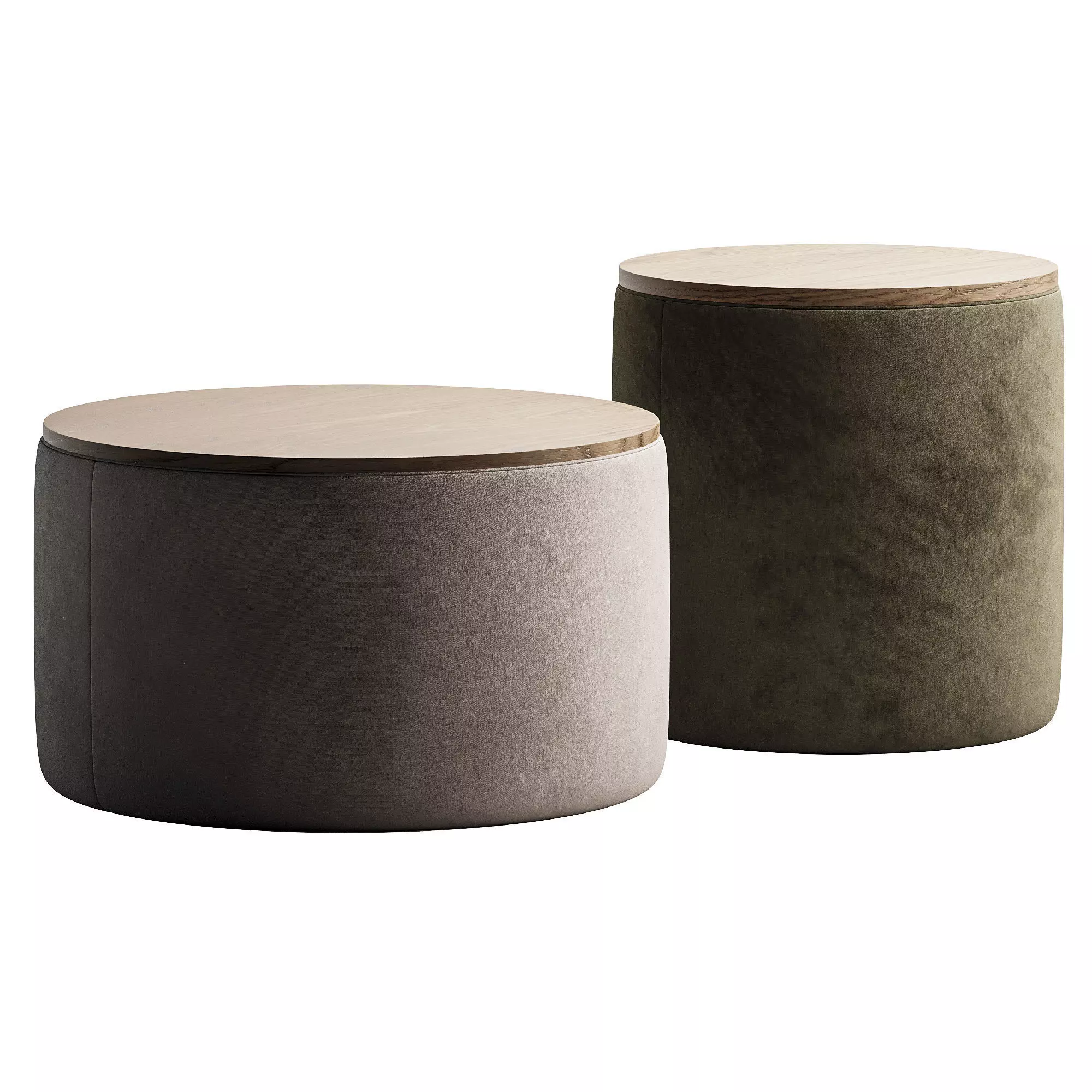 ARIS  Pouf Low-poly 3D model_0