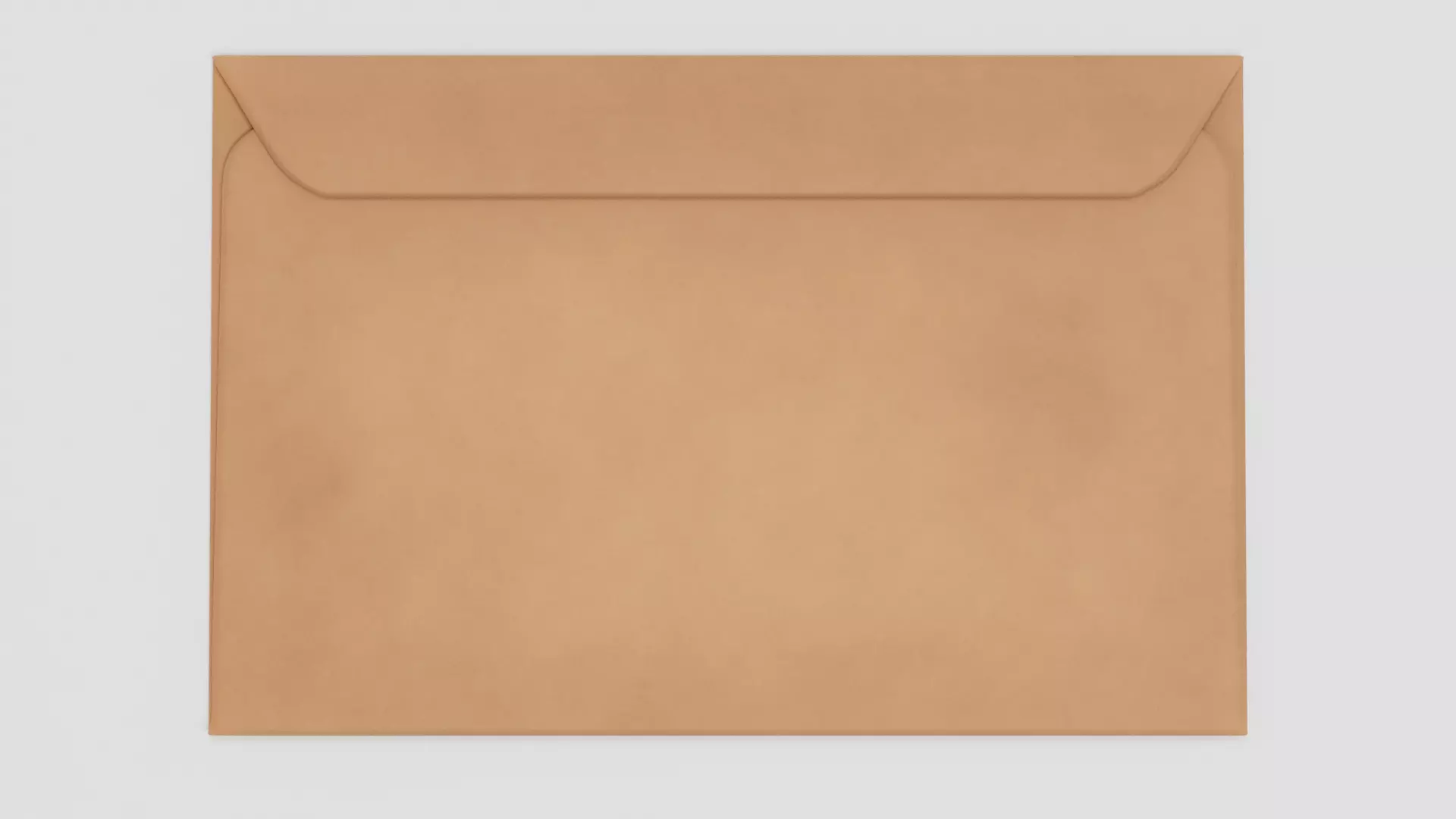 Envelope V7 - Kraft Booklet Flap Paper Mailer 3D model