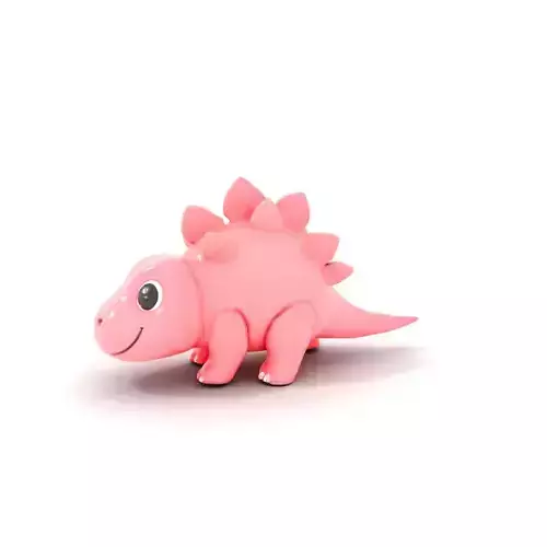 Pink Dinosaur Toy model pack