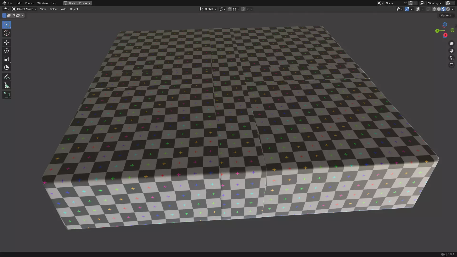 Christmas Present PBR White 06 3D model_29