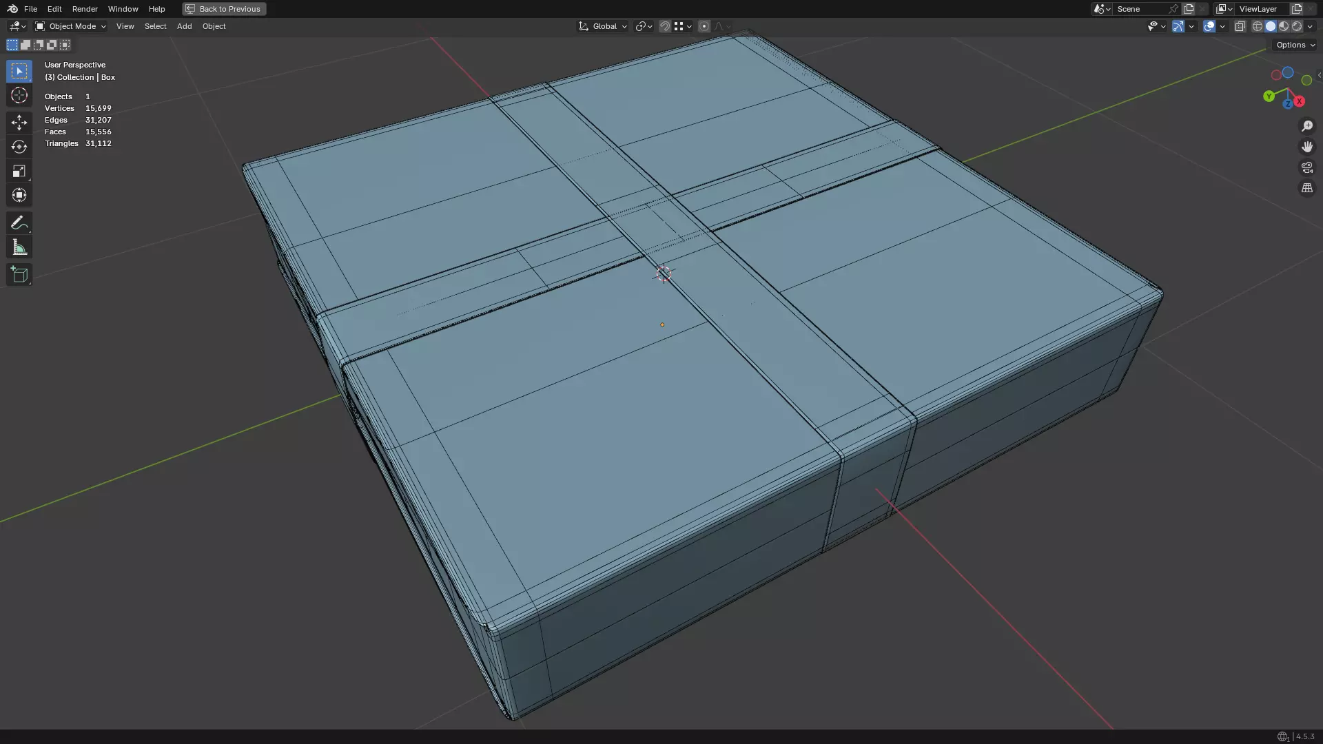 Christmas Present PBR White 06 3D model_16