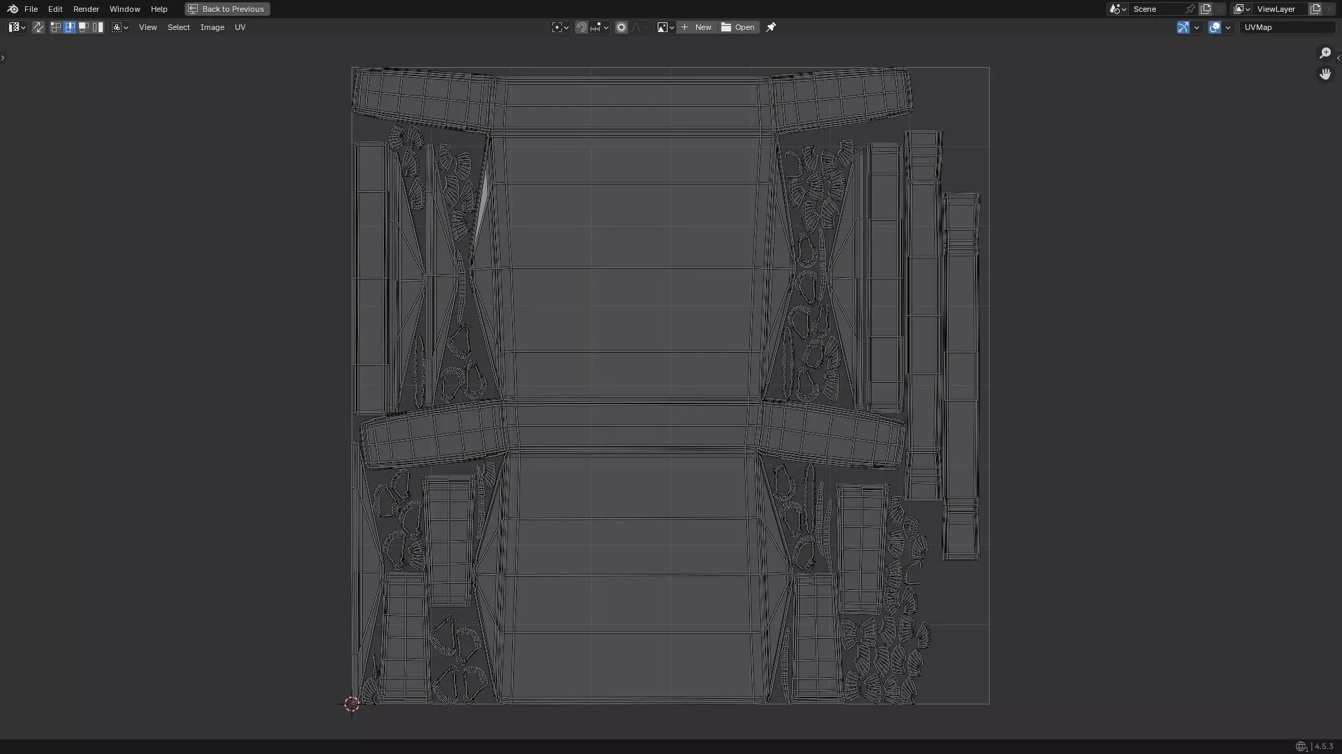 Christmas Present PBR White 06 3D model_25