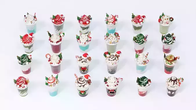 Christmas drink beverage tea cream milk