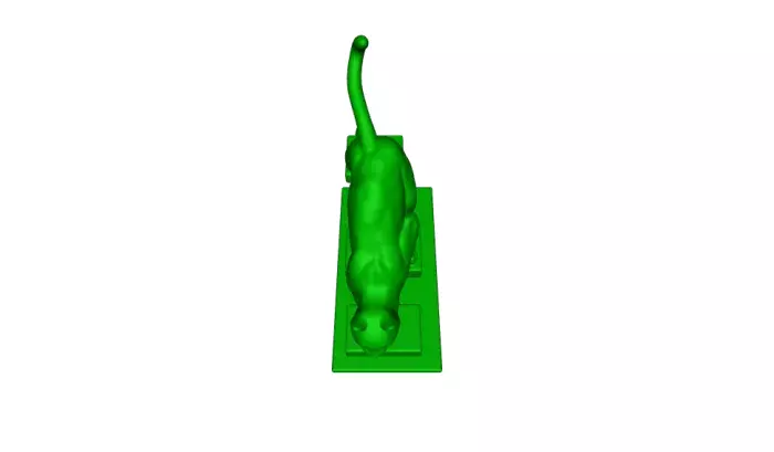 Cat on Steps 3D print model_2