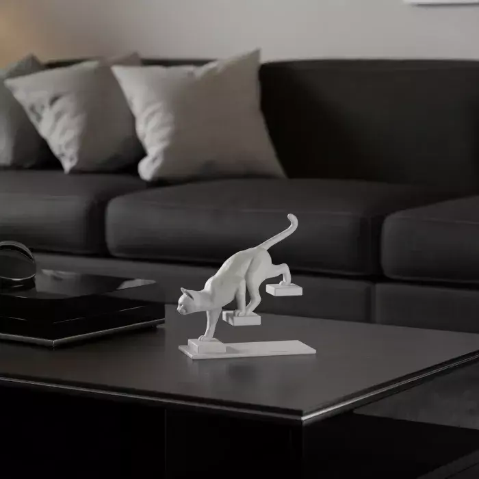 Cat on Steps 3D print model_4