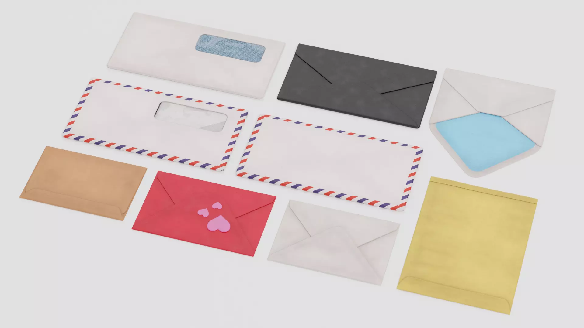 -Envelopes Collection- 3D model_4