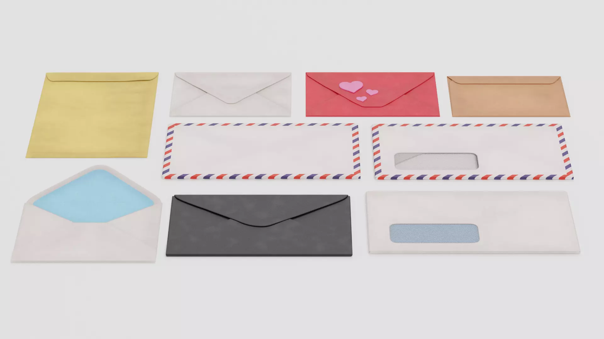 -Envelopes Collection- 3D model_1