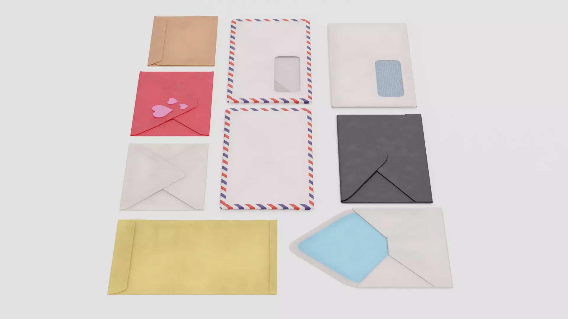 -Envelopes Collection- 3D model_3