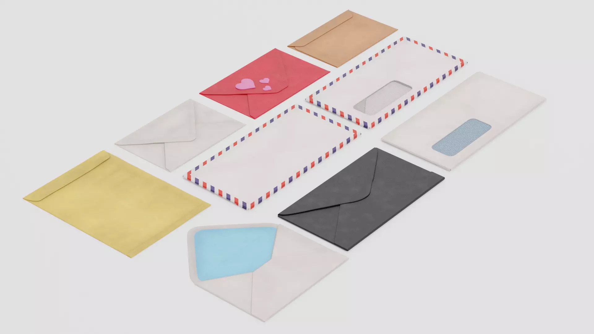 -Envelopes Collection- 3D model_2