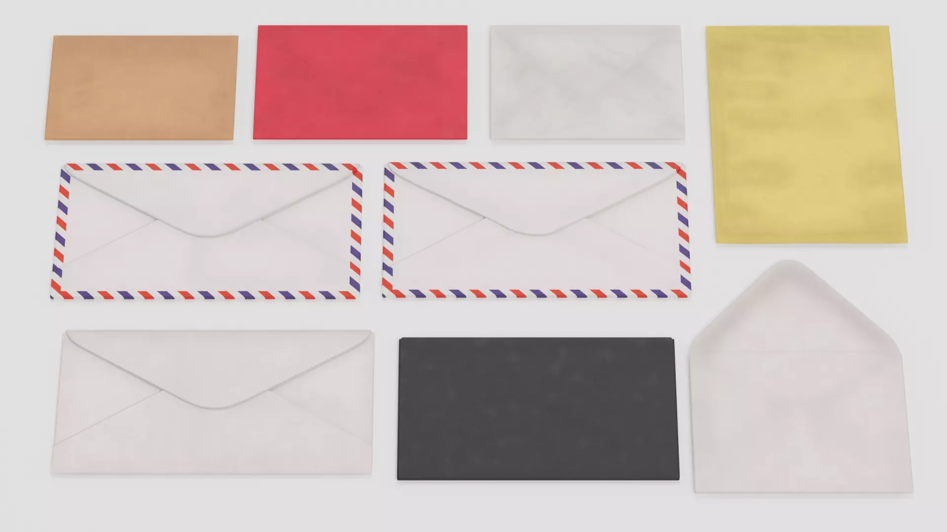 -Envelopes Collection- 3D model_5