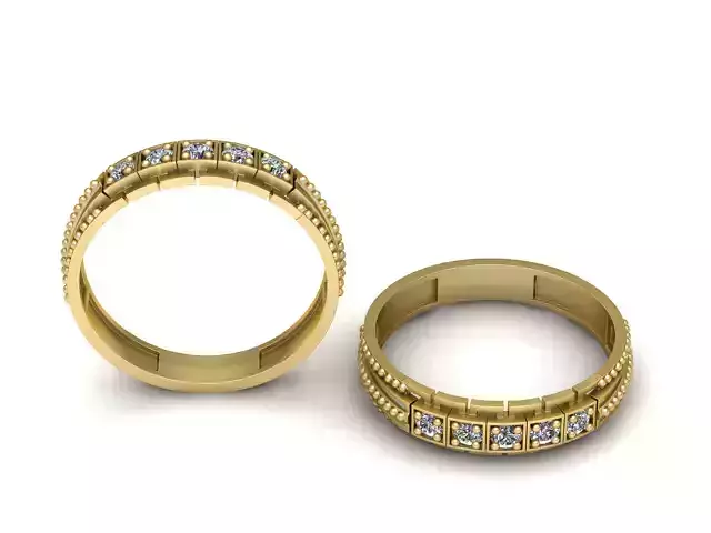 Elegant Glamira Ring 3D Printable Jewelry 3D print model