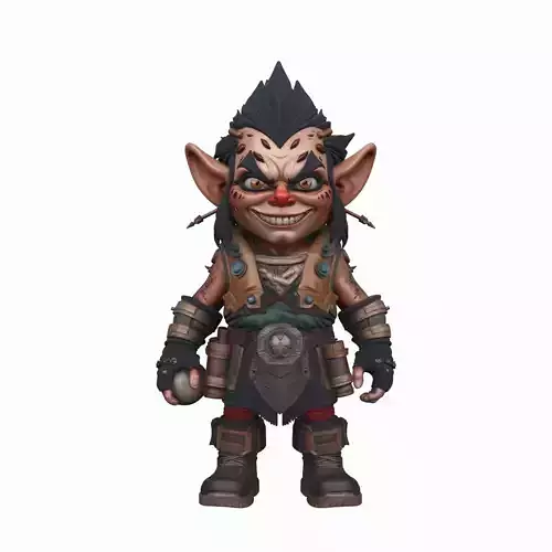 Dynamic Explosive Gnome Demolitions Expert WoW Style 3D Model