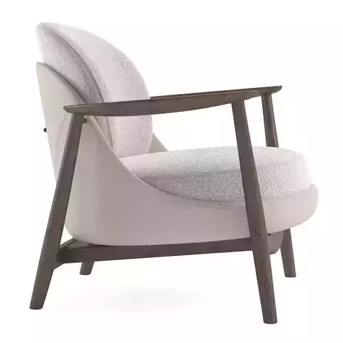 Porada Ginkgo armchair 3D model 3