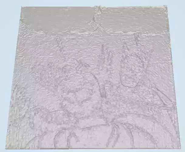 Batman Slapping Robin Lithophane