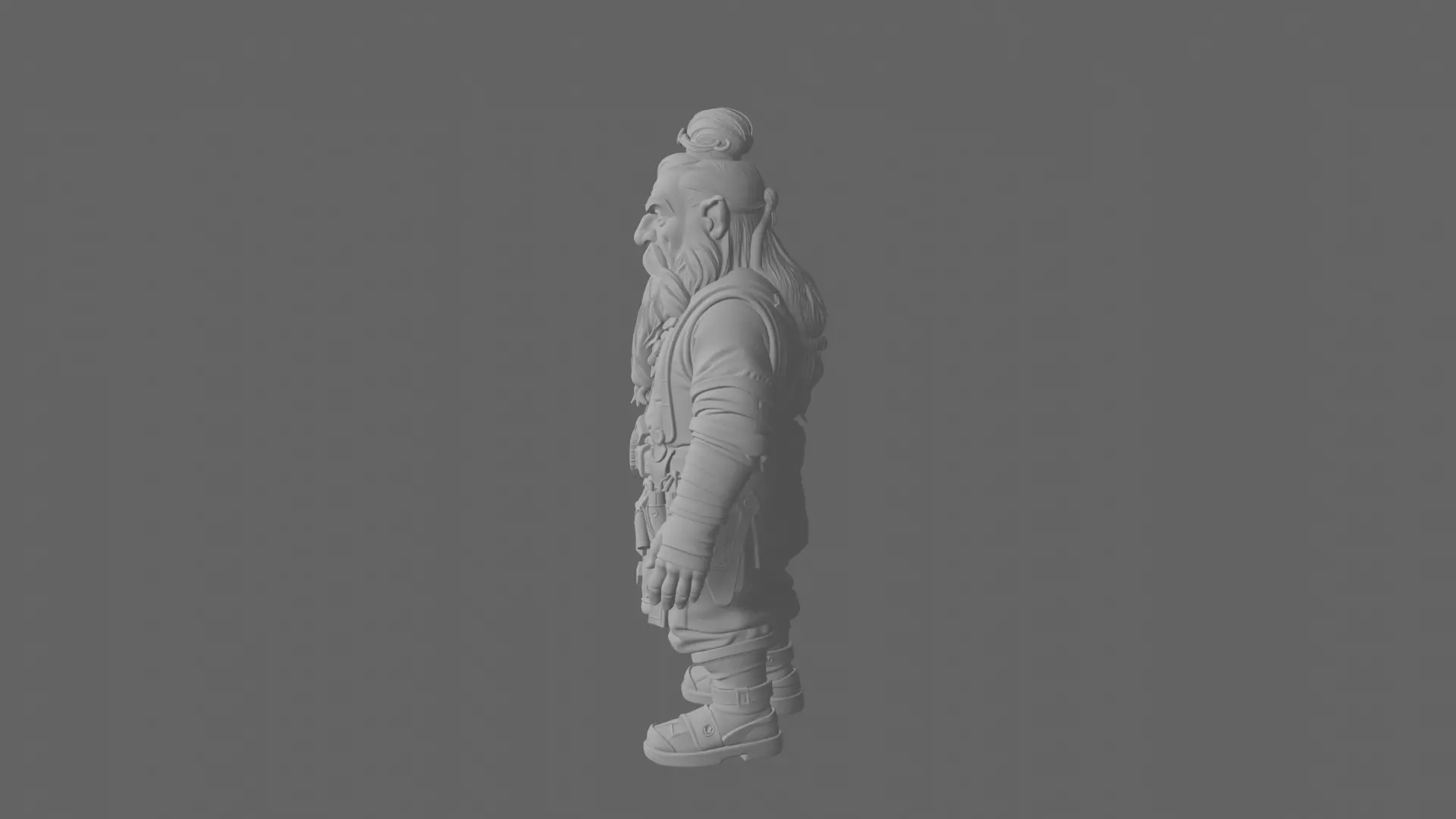Highly Detailed Ornate World of  Dwarf Jeweler 3D Model 3D model_7