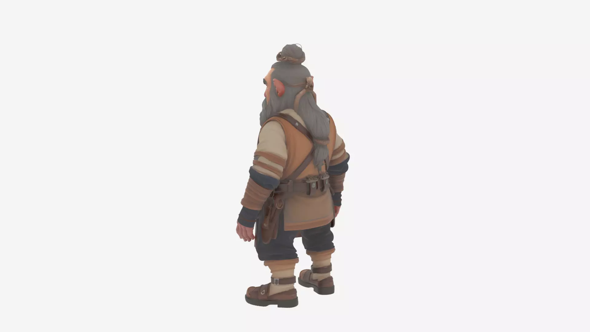 Highly Detailed Ornate World of  Dwarf Jeweler 3D Model 3D model_5