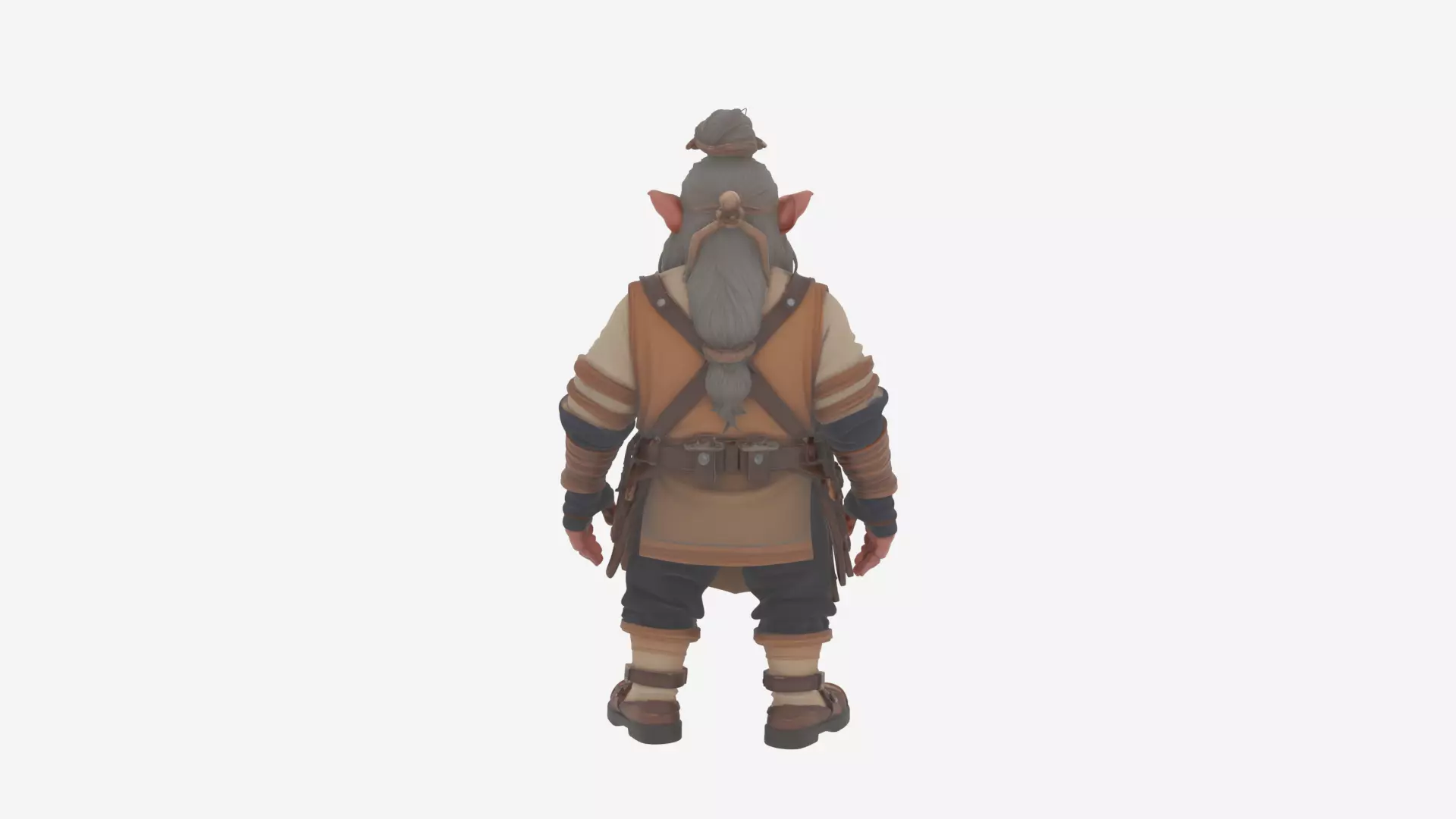 Highly Detailed Ornate World of  Dwarf Jeweler 3D Model 3D model_4