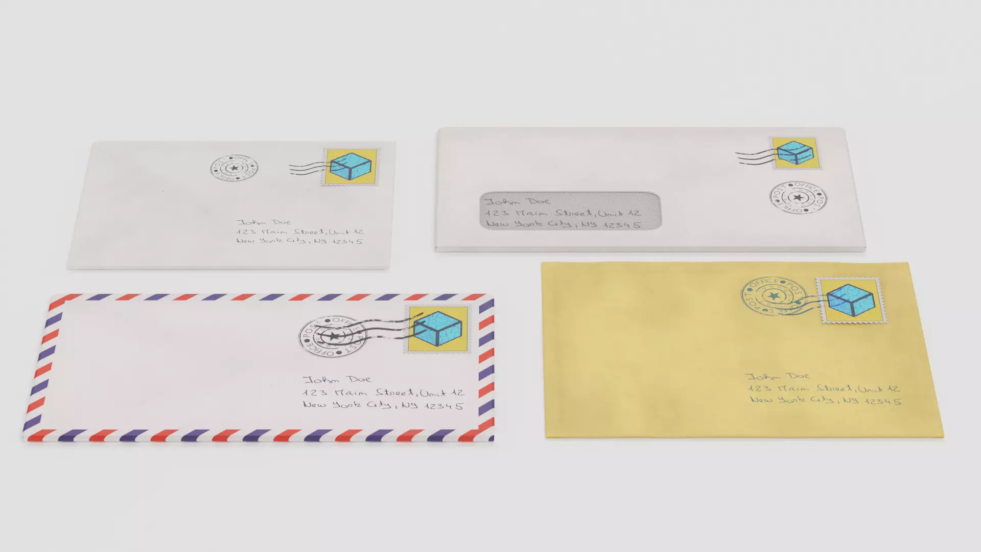-Envelopes - Used- 3D model_1